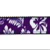 Country Brook Design - Purple Hawaiian on Black Nylon Webbing (3/4 Inch, 5 Yards) view 3