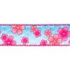 Country Brook Design - Pink April Blossoms on Rose Nylon Webbing (3/4 Inch, 5 Yards) view 3