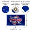 Detroit Mercy Titans Shield Flag with Pole and Bracket Holder University Set view 3