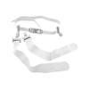 Champion Sports 42" Pop Flag Football Belts - White view 1