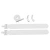 Champion Sports 42" Pop Flag Football Belts - White view 3