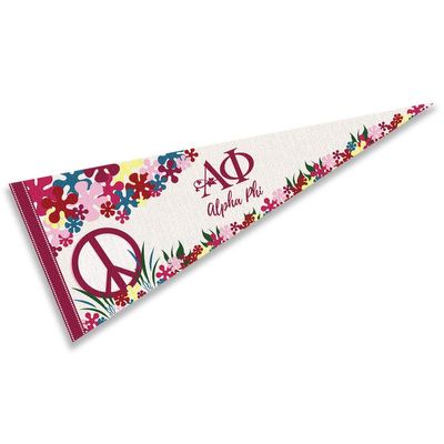 Alpha Phi Greek Pennant Banner Flag