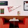 Alpha Chi Omega Greek Pennant Banner Flag view 3