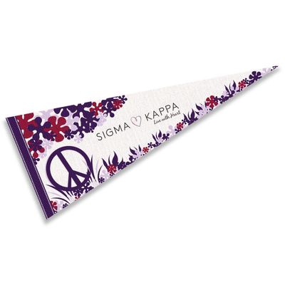 Sigma Kappa Greek Pennant Banner Flag