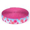 Country Brook Design - Pink April Blossoms on Rose Nylon Webbing (3/4 Inch, 20 Yards) view 1