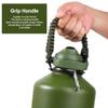 128 oz Insulated Water Bottle with Straw, Large One Gallon Stainless Steel Water Jug with Carrying Pouch, Keep Hot and Cold, 1 Gallon Water Bottle with Sleeve & Strap for Travel, Hiking & Camping view 3