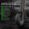 Cooryda 10x2.125 Scooter Tire, 10 inch Solid Rubber Tires Tubeless Front or Rear Replacement 10x2.125 Solid Electric Scooter Tire for Gotrax G4 Xr V2 Ninebot F25 F65 Hiboy S2 Pro 1pc Black view 2