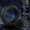 Cooryda 10x2.125 Scooter Tire, 10 inch Solid Rubber Tires Tubeless Front or Rear Replacement 10x2.125 Solid Electric Scooter Tire for Gotrax G4 Xr V2 Ninebot F25 F65 Hiboy S2 Pro 2pc Black view 3