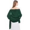 Ciormis Chiffon Wraps and Shawls Atrovirens Elegant Shawls Scarves for Wedding Party Evening Prom Dresses (Atrovirens) view 1