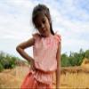 RaanPahMuang Brand Girls Light Cotton Lace Stitch Northern Thai Summer Shirt, Large, Coral Pink view 2