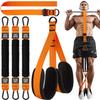 HPYGN Two Foots Pull Up Assistance Bands, Heavy Duty Resistance Band for Pull Up Bar, Adjustable Weight/Size with Fabric Feet/Knee Rest, Bands for Pull Up Assist for Strength Training, Pull Up view 1