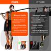 HPYGN Two Foots Pull Up Assistance Bands, Heavy Duty Resistance Band for Pull Up Bar, Adjustable Weight/Size with Fabric Feet/Knee Rest, Bands for Pull Up Assist for Strength Training, Pull Up view 3