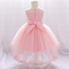 Baby Girls Party Dress Tutu Dress Girls' Princess Dress Sleeveless Flower Girl Dresses for Wedding Formal Christmas Dress First Birthday Dresses Vestidos para Nias Bebe Pink C 18-24 M view 4