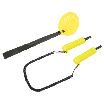 Alomejor Ice Scooper, Extra Large Ladle Ice Fishing Scoop Ice Awls Stainless Steel Retractable Fishing Ice Pick for Outdoor Ice Saving