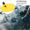 Alomejor Ice Scooper, Extra Large Ladle Ice Fishing Scoop Ice Awls Stainless Steel Retractable Fishing Ice Pick for Outdoor Ice Saving view 4