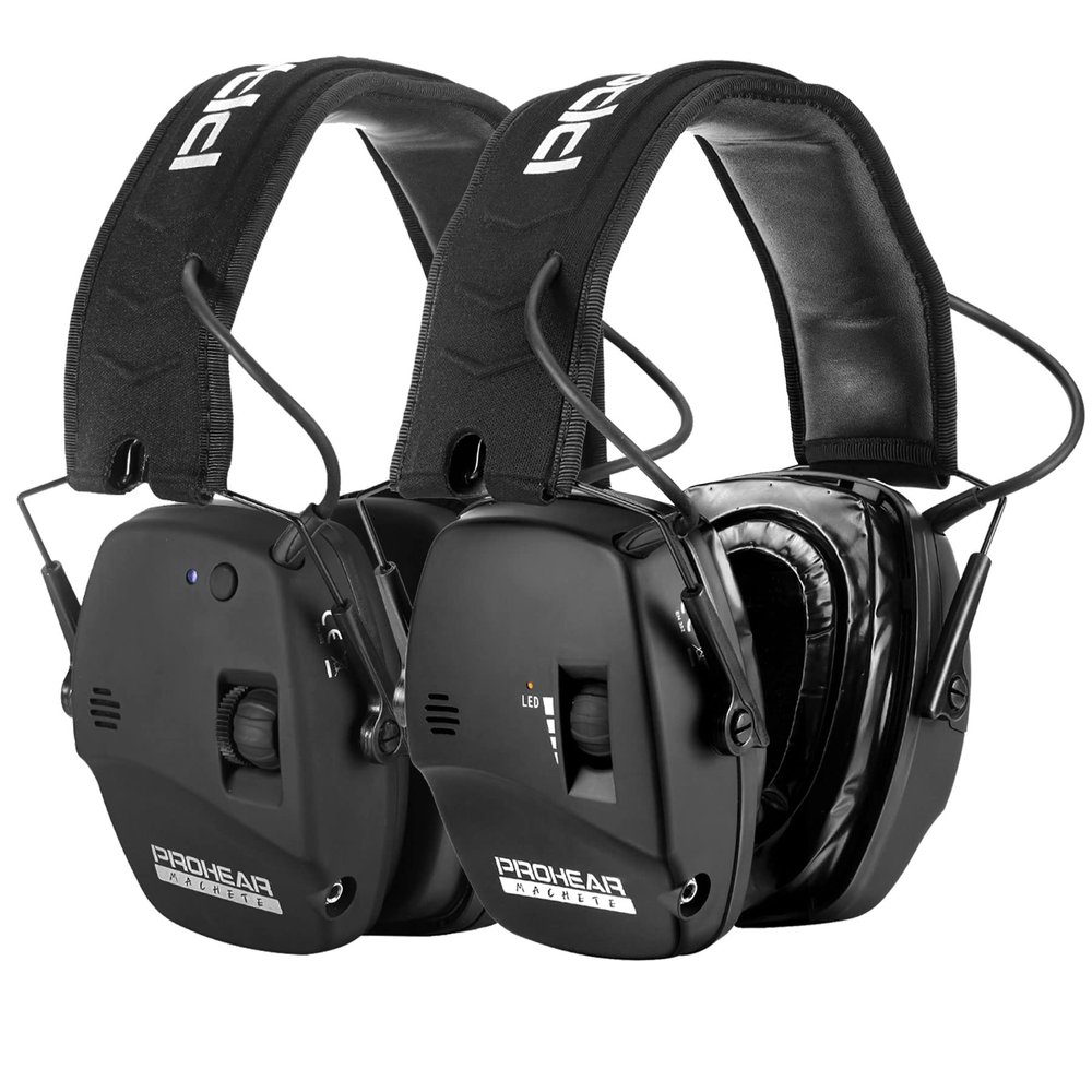PROHEAR 030 Bluetooth 5.0 Electronic Shooting Ear Protection Earmuffs Digital Electronic Shooting Ear Protection Muffs with GEP02 Gel Ear Pads