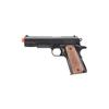 Full Steel World War 1911-A1 Spring Powered Metal Steel Airsoft Pistol (Color: Black/Faux Wood) view 1