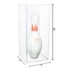 Better Display Cases Acrylic Bowling Pin Display Case with Clear Slide Back Table Top 7" x 7" x 18" (D08/A102) view 2