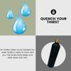Adapta Bottle Time Marker Motivational Water Bottle 32oz Aesthetic BPA Free Frosted Plastic Water Bottle Perfect for the Gym, Sports and Outdoor Reusable and Leak proof Matte Black view 4