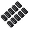 PATIKIL 13mm Pool Tip Cover, 10 Pack Billiard Cue Tip Protector Rubber Pool Cue Tips Head Tool Snooker Accessory for Billiard Club, Black view 1