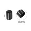 PATIKIL 13mm Pool Tip Cover, 10 Pack Billiard Cue Tip Protector Rubber Pool Cue Tips Head Tool Snooker Accessory for Billiard Club, Black view 2