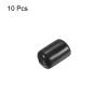 PATIKIL 13mm Pool Tip Cover, 10 Pack Billiard Cue Tip Protector Rubber Pool Cue Tips Head Tool Snooker Accessory for Billiard Club, Black view 3
