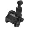Golden Eagle Metal Flip-Up Adjustable Rear Airsoft Sight - Black view 1