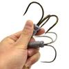 4 Pcs Snagging Hooks Snagging Weighted Treble Hooks 6/0, 8/0, 10/0, 12/0, 14/0,16/0 (8/0-4pcs) view 3