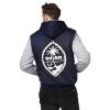 Guam Fleece Hoodies for Men Thick Heavyweight Hooded Sweatshirt Full Zip Warm Lining Coat view 2