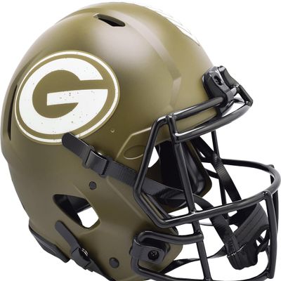 Riddell Authentic Helmet - Salute to Service Packers