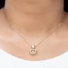 Heart Knot Gold Necklace Luxury Box Para mi hermosa madre cadena de oro con diseo clsico y estilo moderno para futura mama, mujer, bonus mom view 4