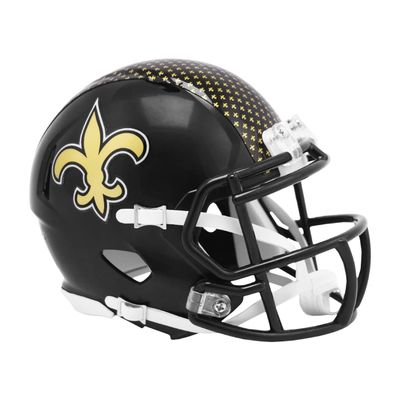 Alternate On-Field Mini Speed Helmet for New Orleans Saints by Riddell