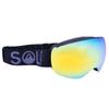 Alpinist Ski & Snowboard Goggles w/TWO Fast Changing Magnetic Lenses (adult small) (Alpenglow (VLT 25%) + Luna (VLT 84%) lenses) view 2