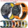 GANYUU Silicone Strap Bands for Pro 3/3 GPS LTE Smart Watchband 22MM Bracelet Wrist Straps for Pro 2020 S2 E2 Correa(Style E,Ticwatch GTX E2 S2) view 2