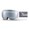 Nordik Loki Ski Goggle Winter Snow Goggles(Matte White/Silver Lens) view 1