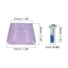 PATIKIL Roller Skate Toe Stops with Screwdriver, 1 Pair 82A Rubber Brake Stoppers Block for Roller Skate Accessories Replacement, Purple view 2