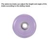 PATIKIL Roller Skate Toe Stops with Screwdriver, 1 Pair 82A Rubber Brake Stoppers Block for Roller Skate Accessories Replacement, Purple view 4