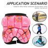 ibasenice Multi-Function -Fall Trouser for Boys and Girls Protective Hip Cushion Shorts for Skiing Skating Snowboarding Breathable Comfortable Fit view 2