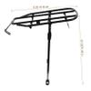 14-inch Bicycle Rear Seat Frame Cruiser Bike Rack Rear Backseat Attachment for Adult view 2