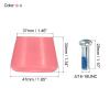 PATIKIL Roller Skate Toe Stops with Screwdriver, 2 Pair 82A Rubber Brake Stoppers Block for Roller Skate Accessories Replacement, Pink Purple view 2