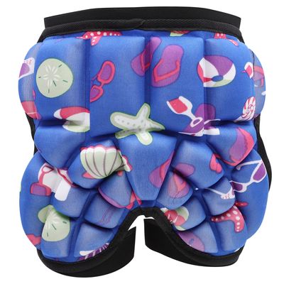 ibasenice Multi-Function Hip Protector Pants Butt Cushion for Skiing Skating Snowboarding and Biking Comfortable Lightweight Cartoon Design