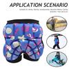 ibasenice Multi-Function Hip Protector Pants Butt Cushion for Skiing Skating Snowboarding and Biking Comfortable Lightweight Cartoon Design view 2