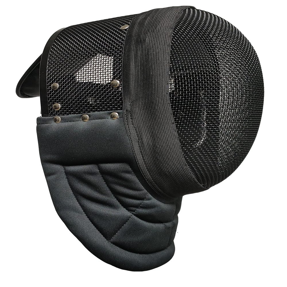 ASAki CE350N Hema Fencing Mask with Removable Liner&350N Stab-Proof Fabric.Impact Resistance, Breathable & Adjustable for Hema Gear (M)