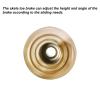 PATIKIL Roller Skate Toe Stops with Screwdriver, 1 Pair 82A Rubber Brake Stoppers Block for Roller Skate Accessories Replacement, Mixed Brown White view 4