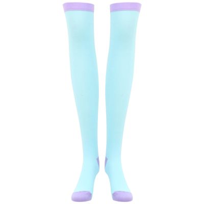 BESPORTBLE 1pair Knee-high Compression Socks for Men and Women Lightweight Breathable Sports Stockings for Running Travel and Outdoor Activities