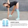BESPORTBLE 1pair Knee-high Compression Socks for Men and Women Lightweight Breathable Sports Stockings for Running Travel and Outdoor Activities view 2