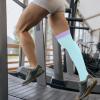 BESPORTBLE 1pair Knee-high Compression Socks for Men and Women Lightweight Breathable Sports Stockings for Running Travel and Outdoor Activities view 4