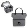 PICNIC TIME NHL Pittsburgh Penguins Urban Lunch Bag, Cooler Lunch Tote, Insulated Lunch Bag, (Gray with Black Accents) view 1