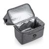 PICNIC TIME NHL Pittsburgh Penguins Urban Lunch Bag, Cooler Lunch Tote, Insulated Lunch Bag, (Gray with Black Accents) view 4