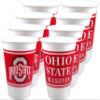 Ohio State Buckeyes Party Supplies 48 Pieces Officially Licensed University Set: 16 oz. Plastic Beverage Cups, 9" Paper Plates, Luncheon Napkins, Complete Party Supplies 16 Guests by Westrick view 4